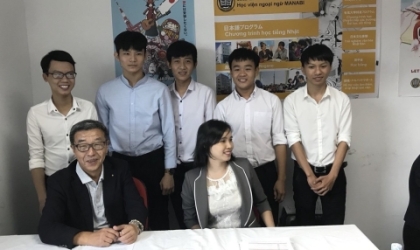 Buổi giao lưu với đại diện phía trường Nhật Bản