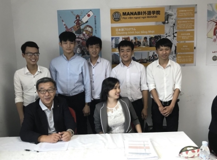 Buổi giao lưu với đại diện phía trường Nhật Bản